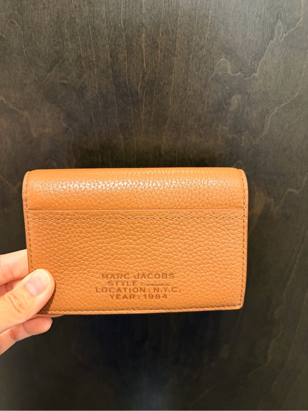 Marc Jacobs light brown Leather Wallet